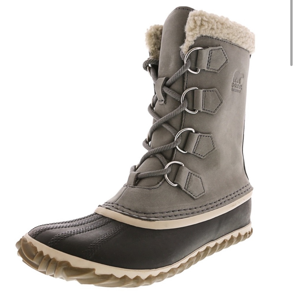 Sorel Caribou Slim - Quarry Grey - Size 7.5
